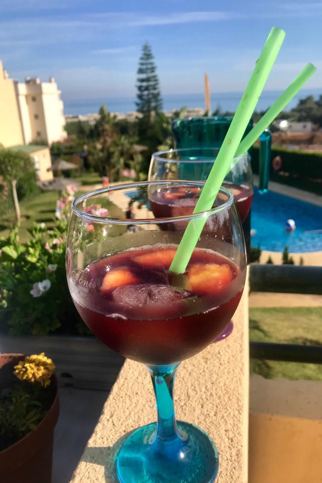 Zweistöckige Ferienwohnung in Marbella-Mijas Costa mit Meerblick