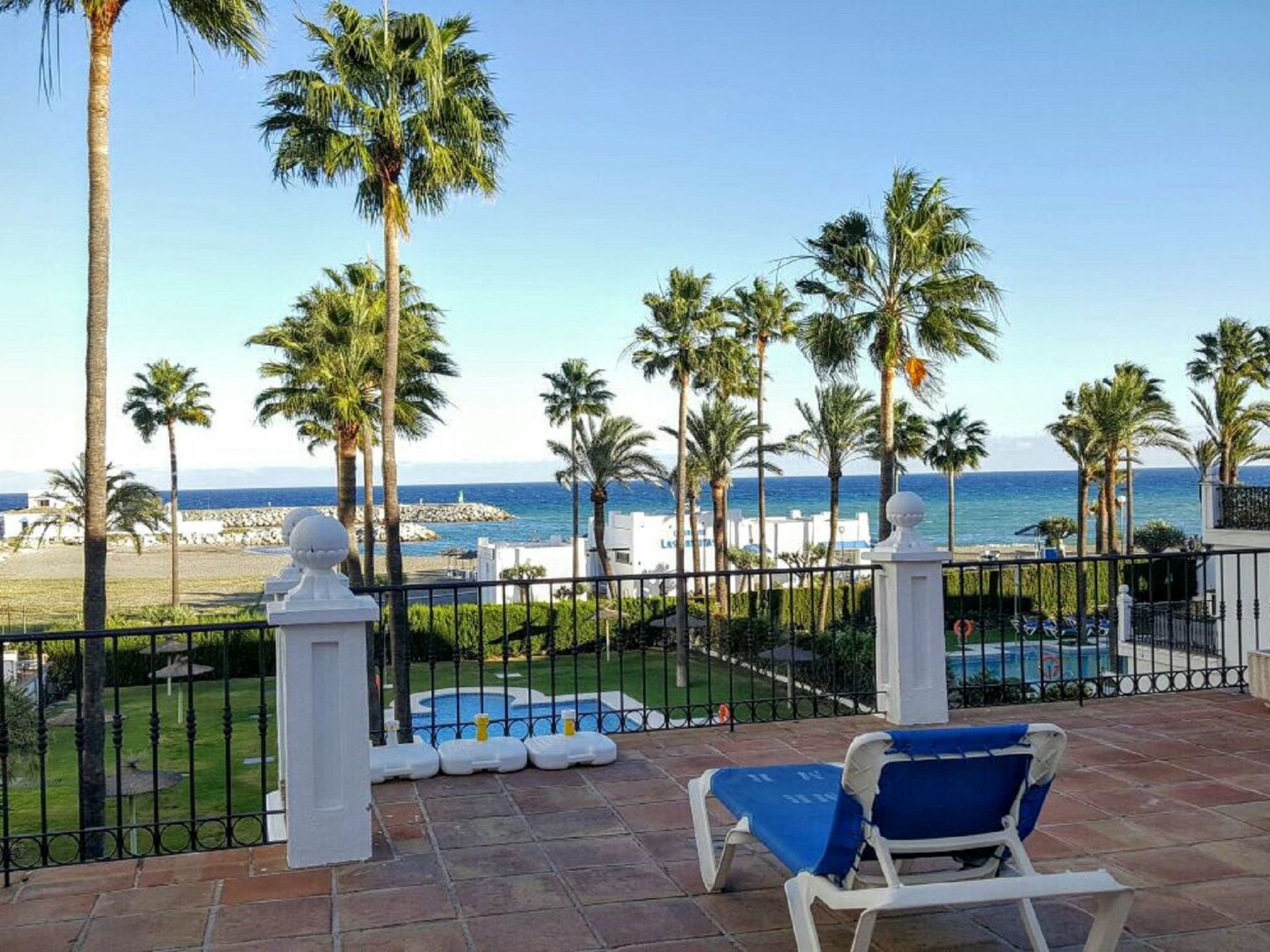 Vakantiehuis met omheinde tuin in Manilva (Spanje) 1 hond is welkom