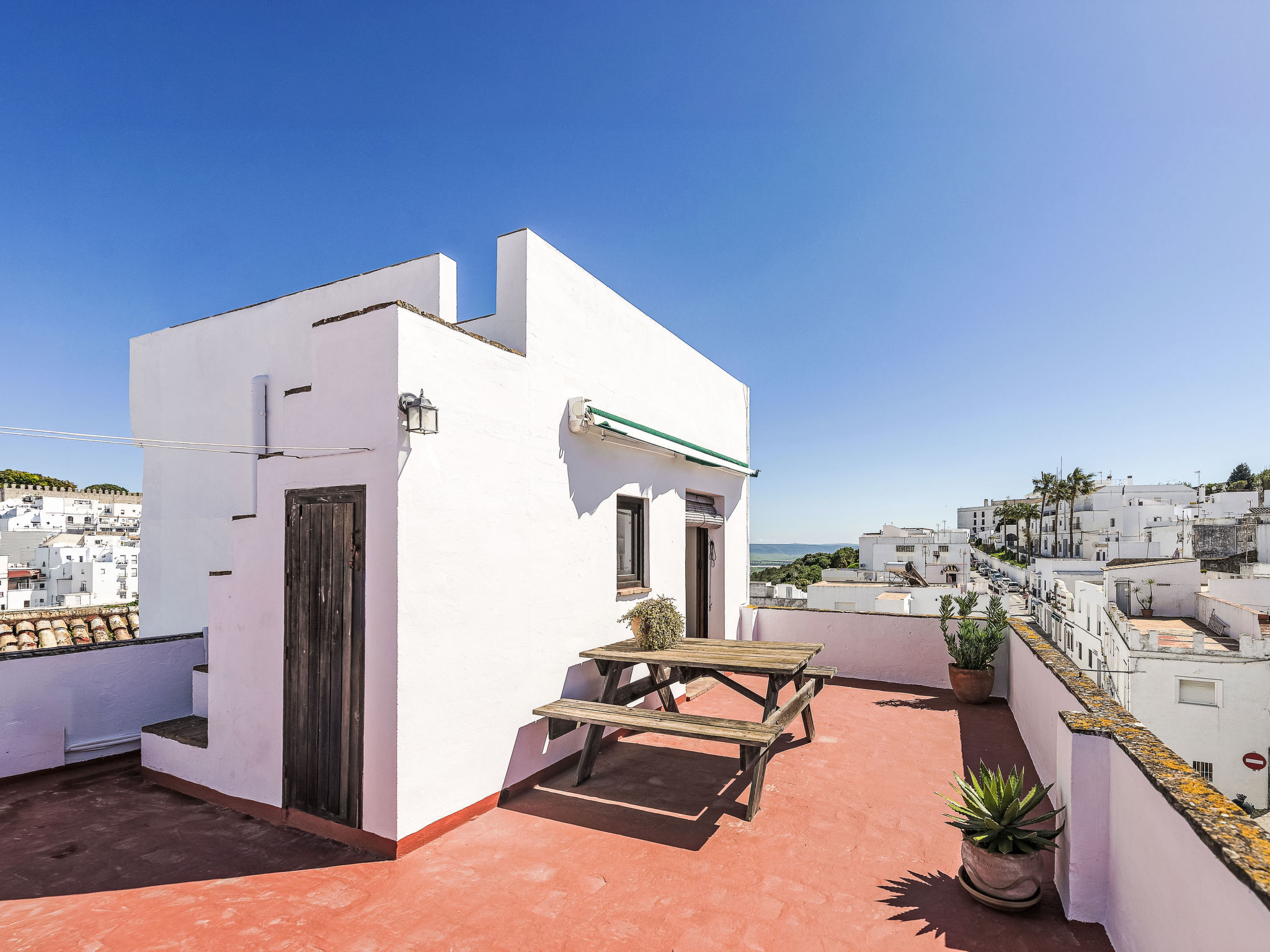 Wohnung mit großer Dachterrasse in Vejer - Dehors