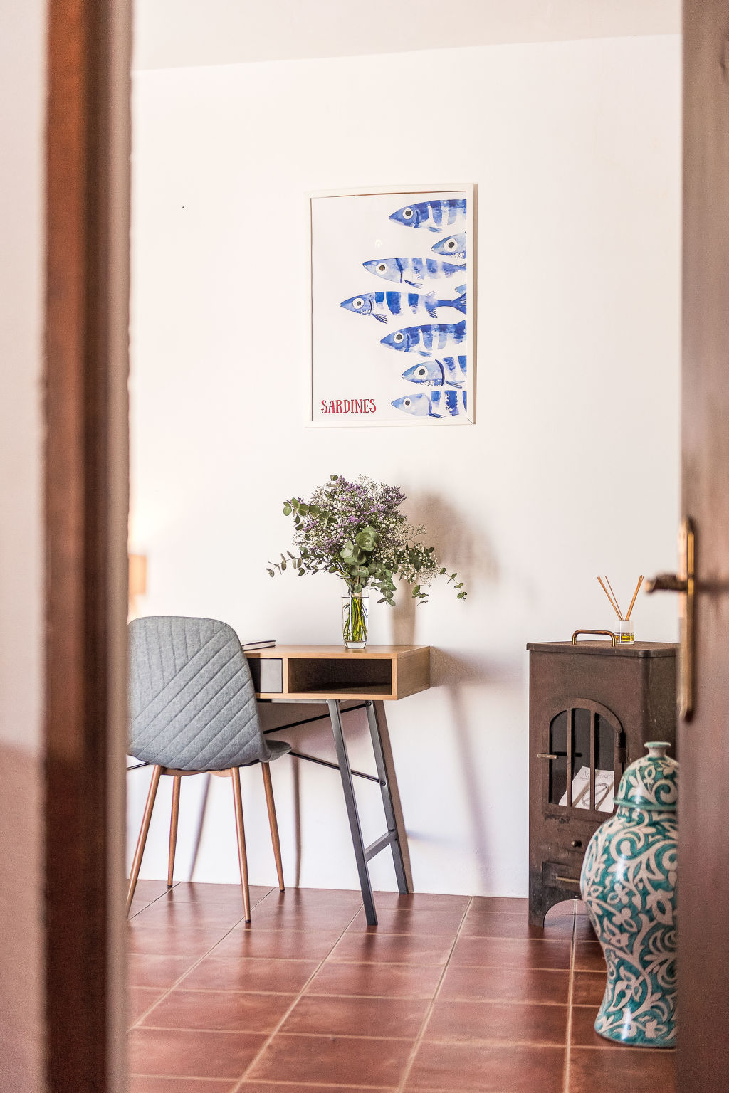 Wohnung mit großer Dachterrasse in Vejer - Dedans