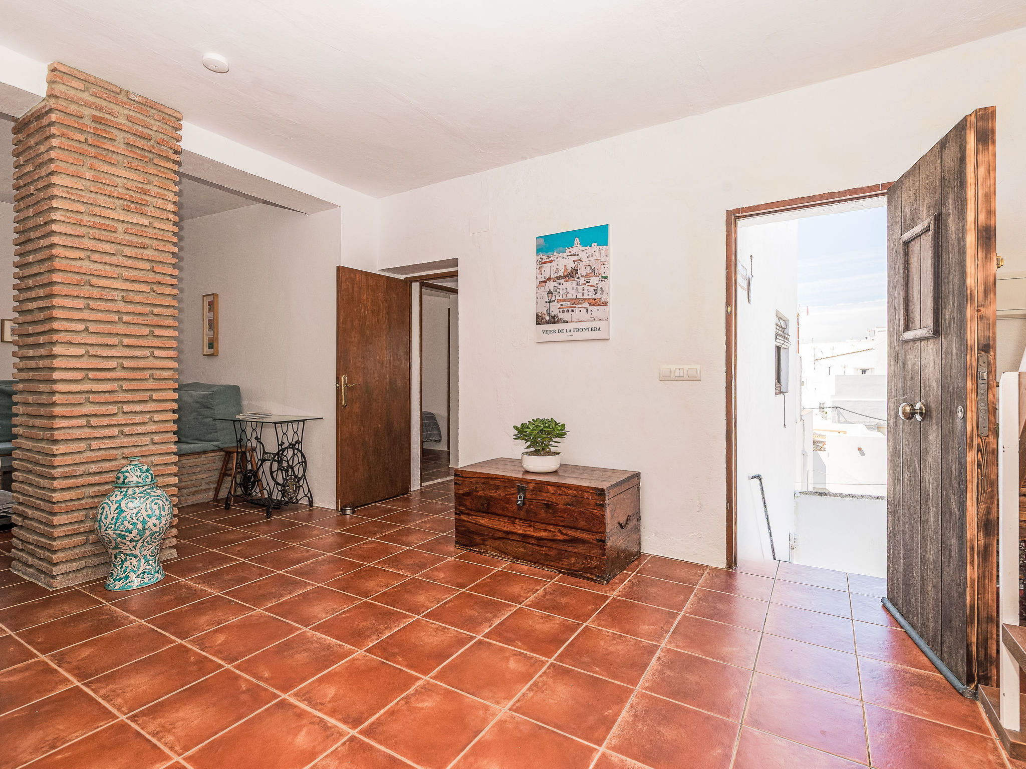 Wohnung mit großer Dachterrasse in Vejer - Dedans