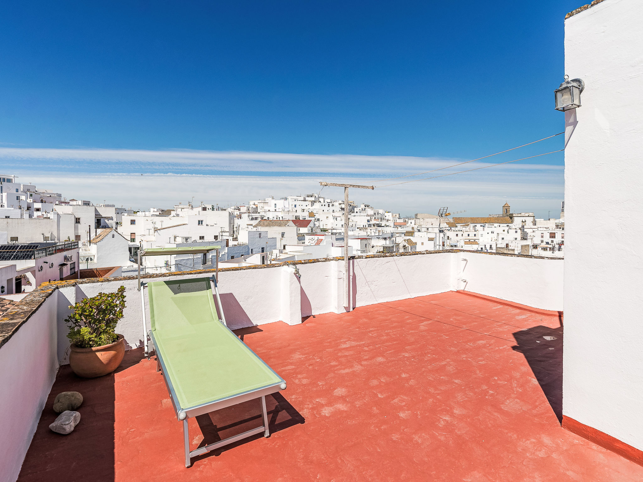 Wohnung mit großer Dachterrasse in Vejer - Dehors