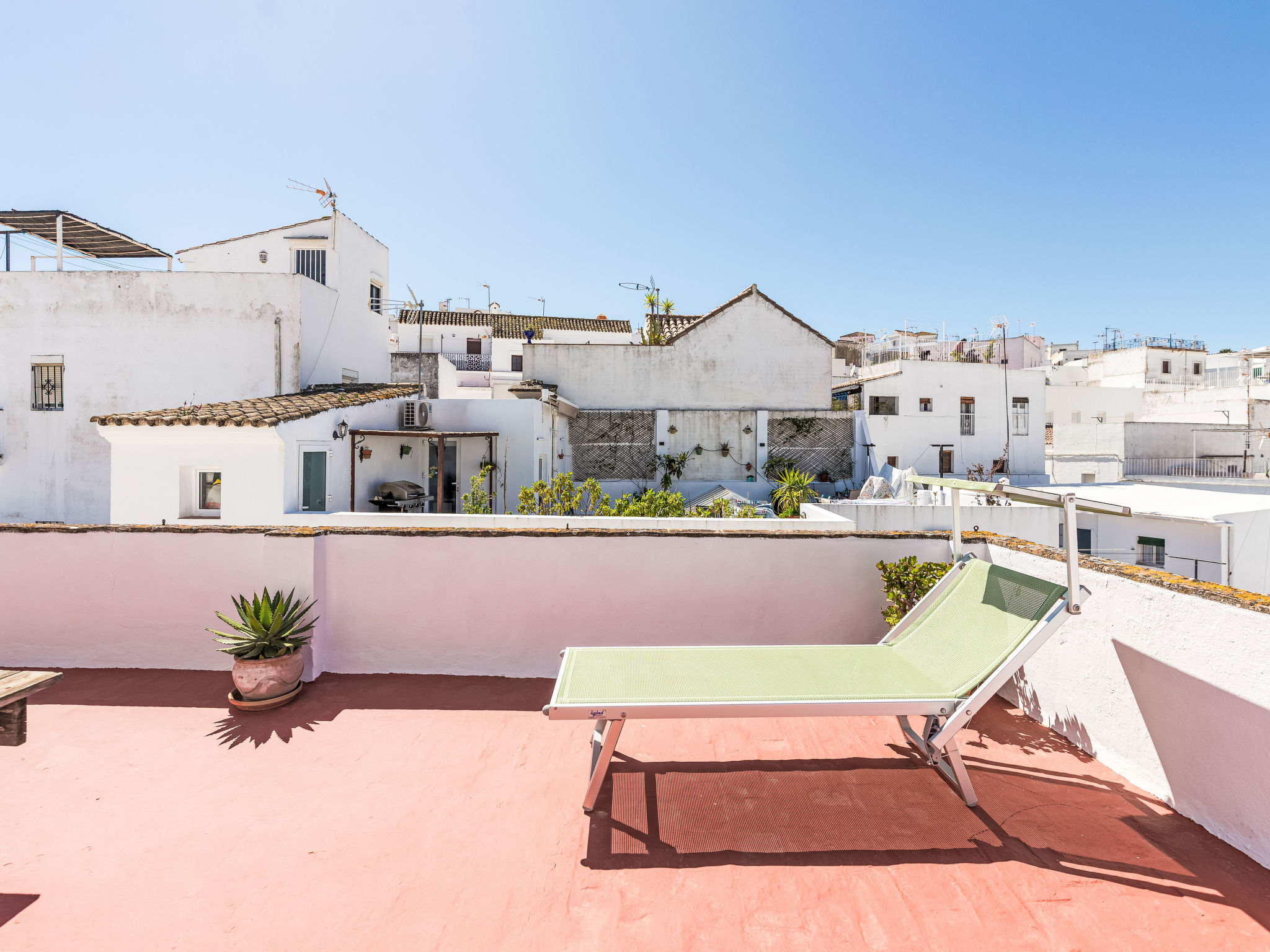 Wohnung mit großer Dachterrasse in Vejer - Dehors
