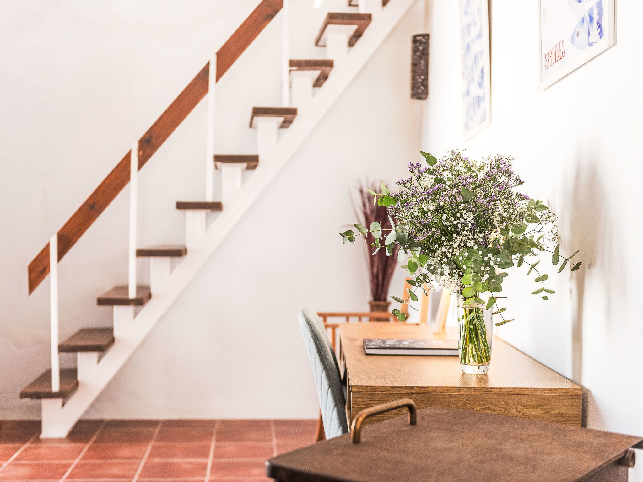 Wohnung mit großer Dachterrasse in Vejer - Dedans