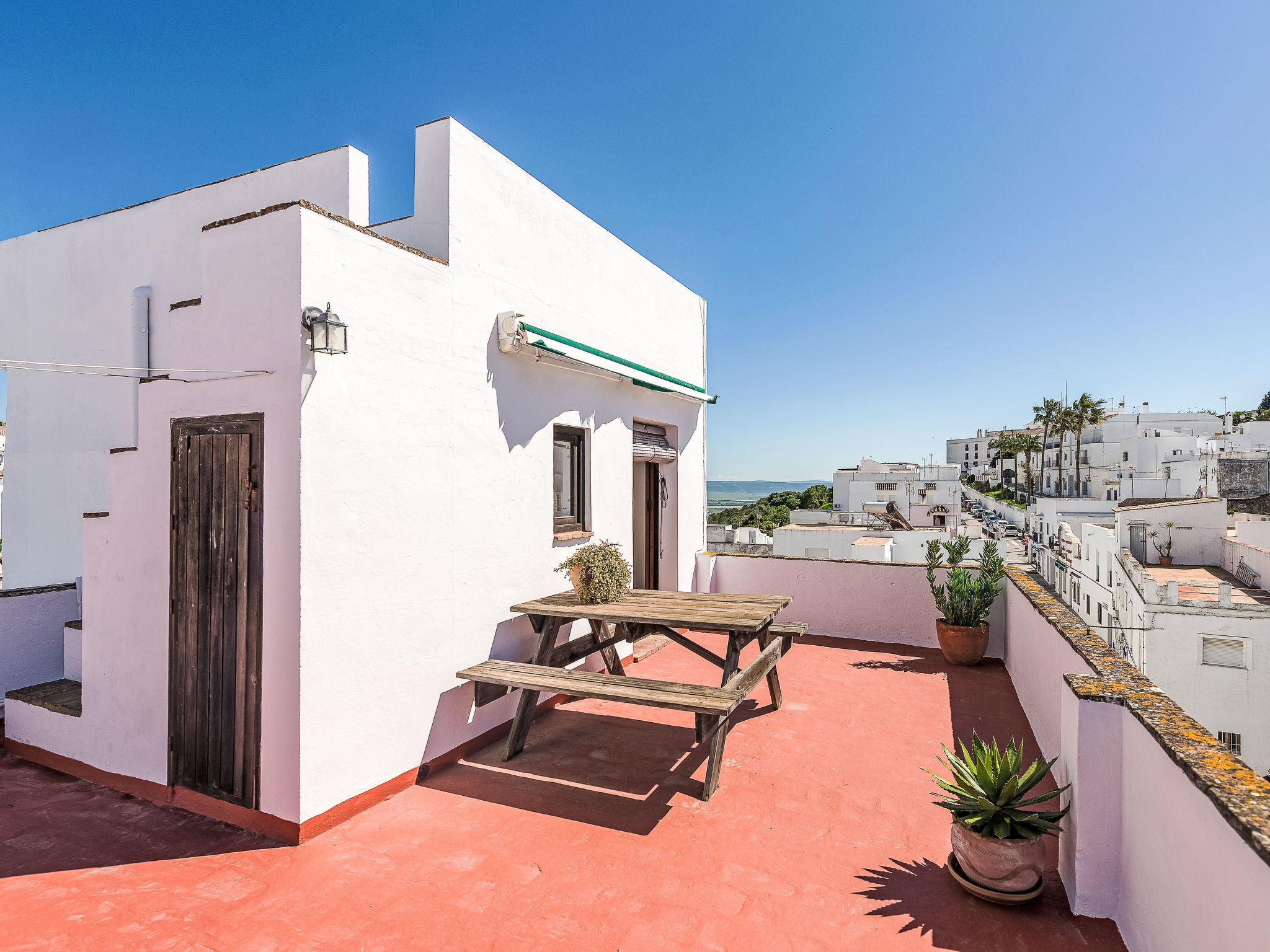 Wohnung mit großer Dachterrasse in Vejer - Dehors