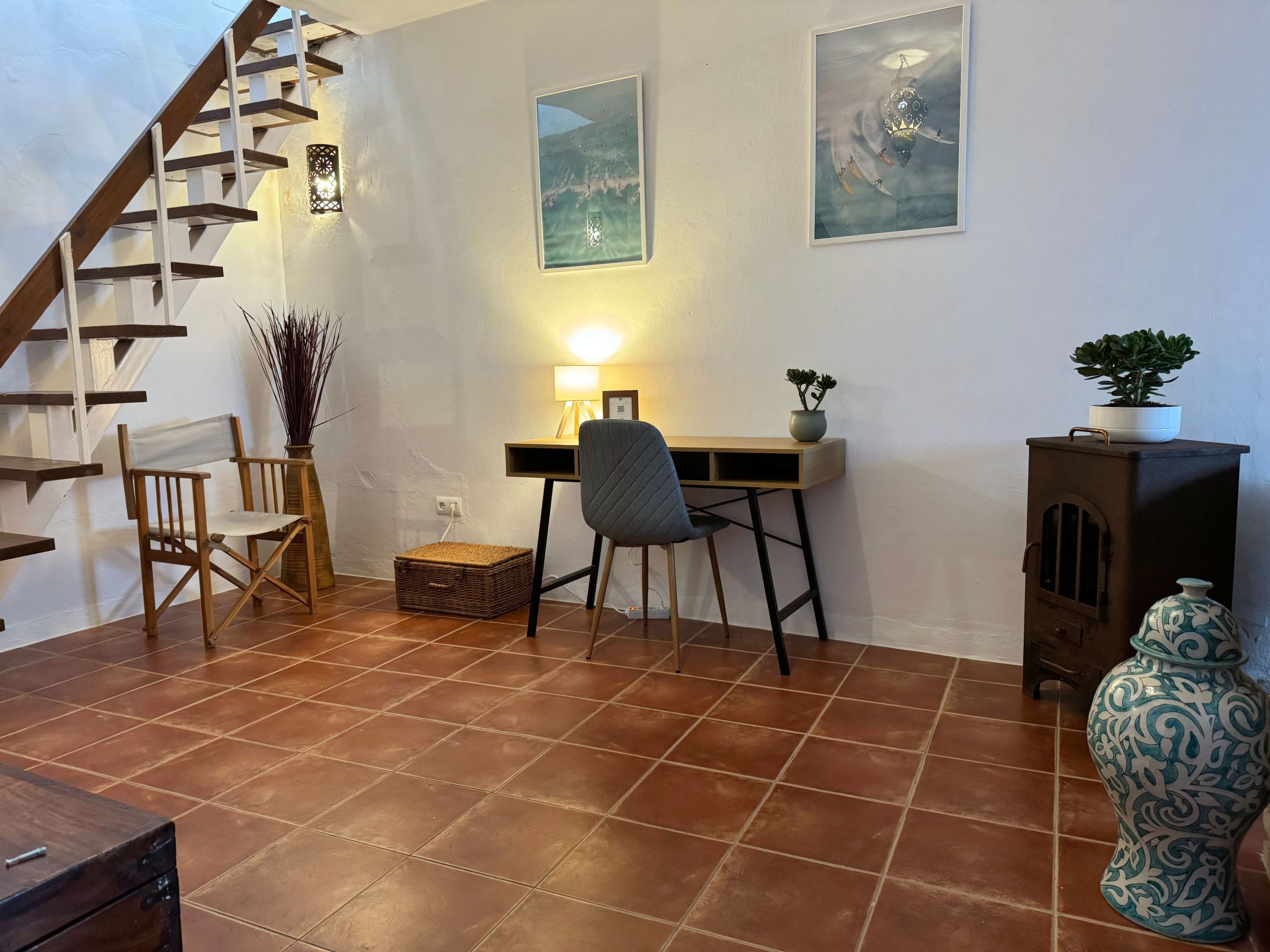 Wohnung mit großer Dachterrasse in Vejer