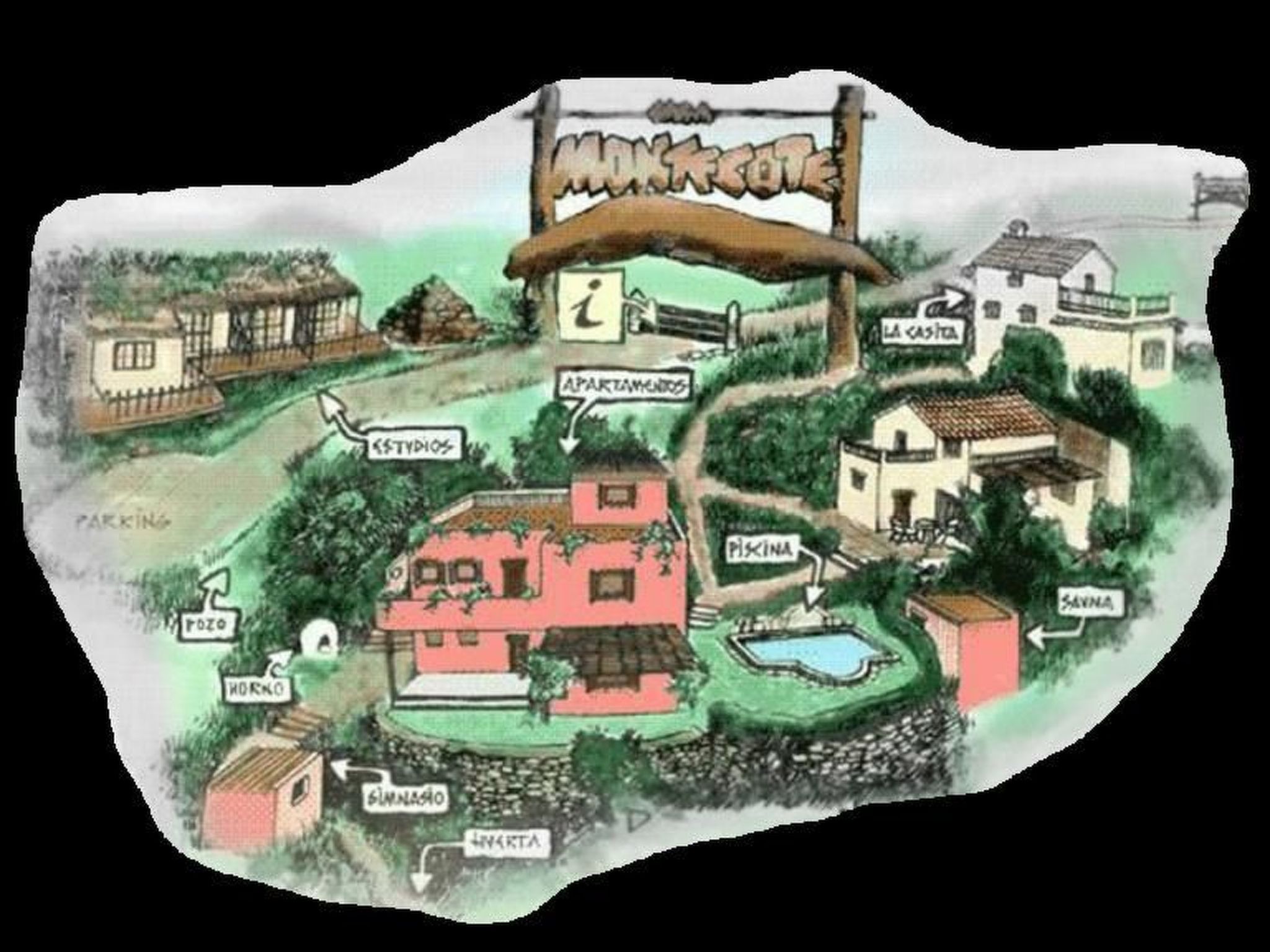 Casa Montecote Öko-Resort - La Casita-Binnen