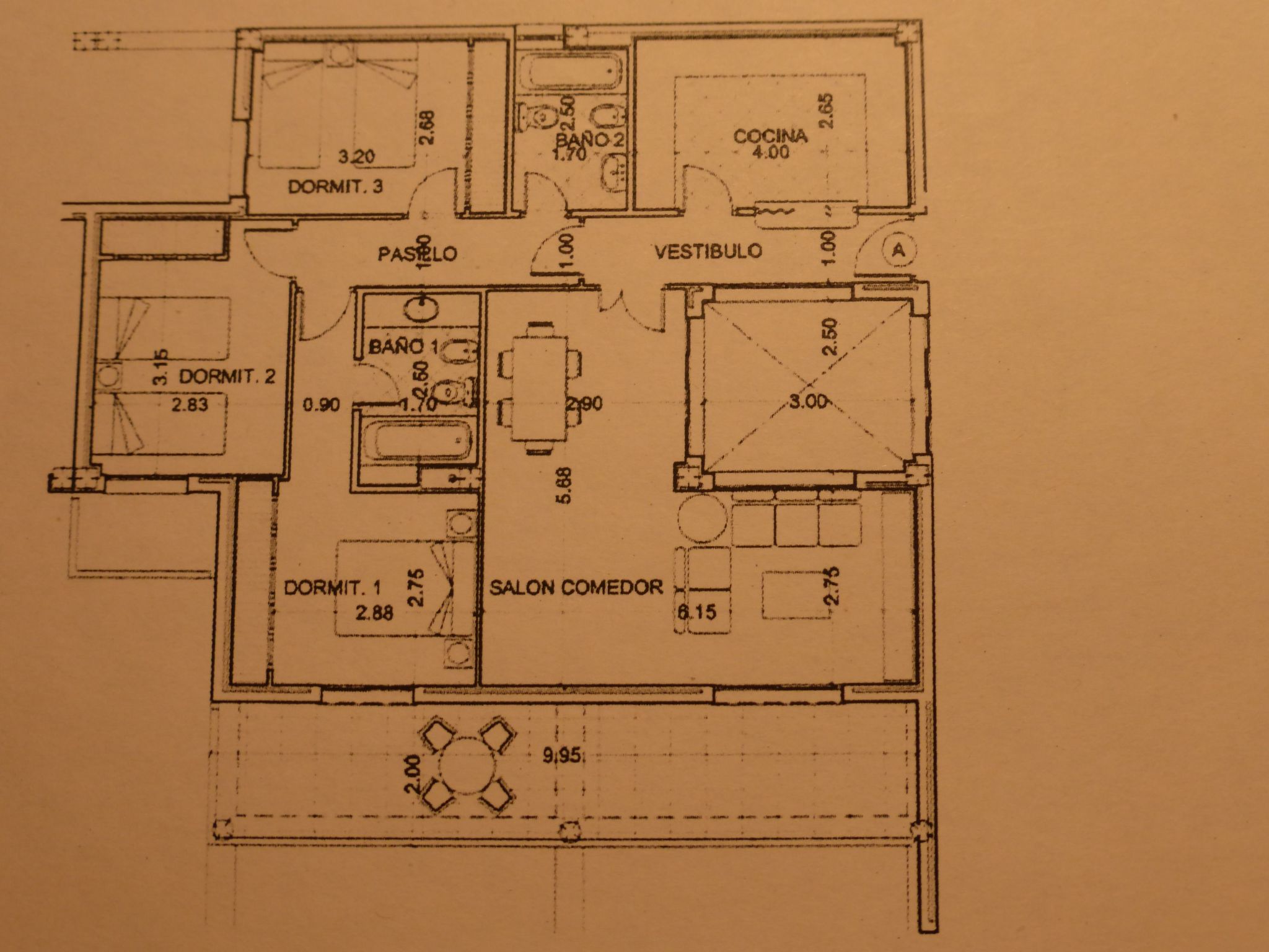 Charmante Ferienwohnung La Perla mit Terrasse-Dedans