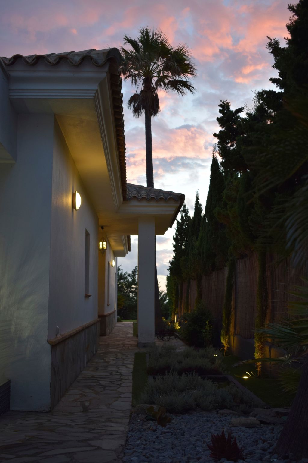 Villa "Casa Roche" mit Blick auf das Wasser-Dehors