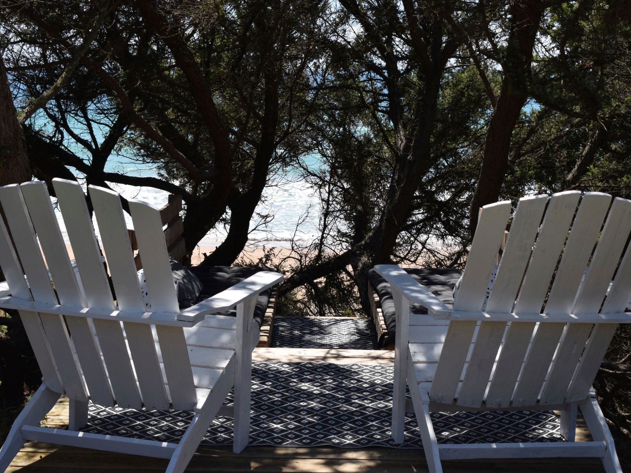 Villa "Casa Roche" mit Blick auf das Wasser-Dehors