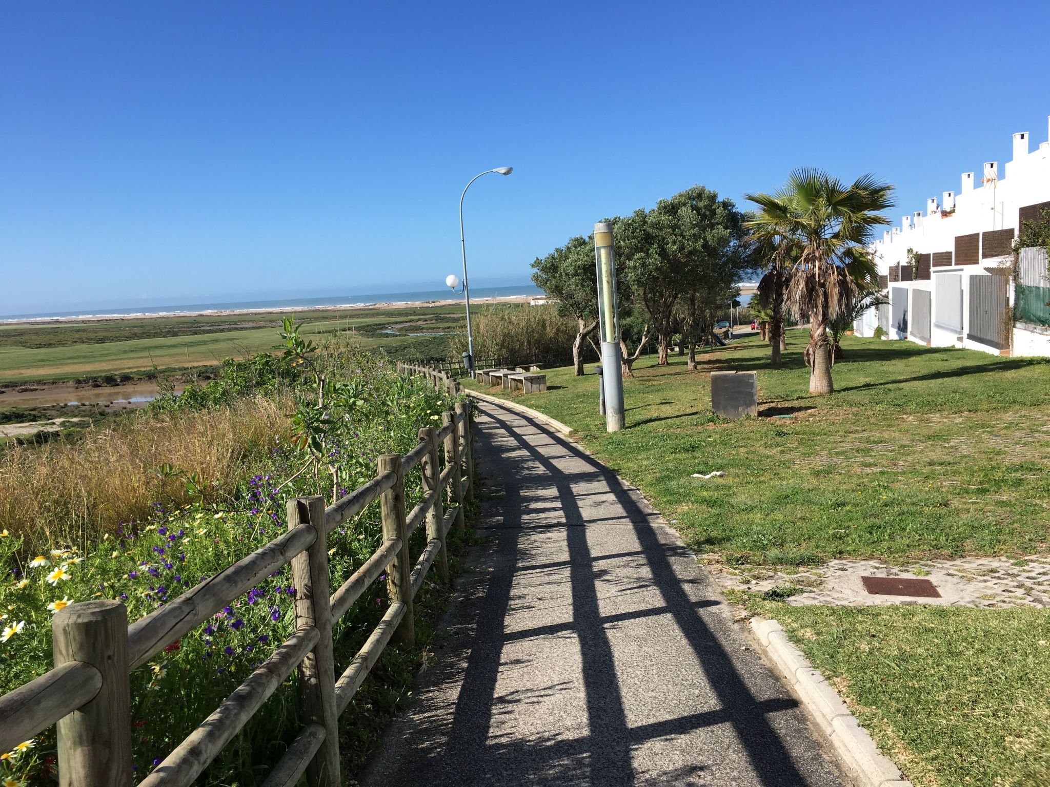 Helle und geräumige Wohnung in Conil-Drinnen