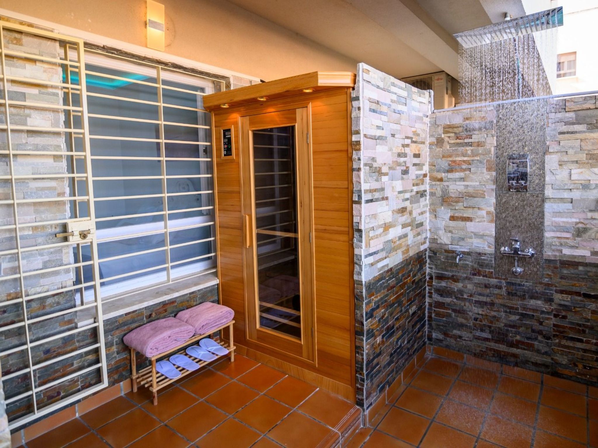 Oceanum Spa Deluxe Apartment mit Jacuzzi und Sauna-Drinnen