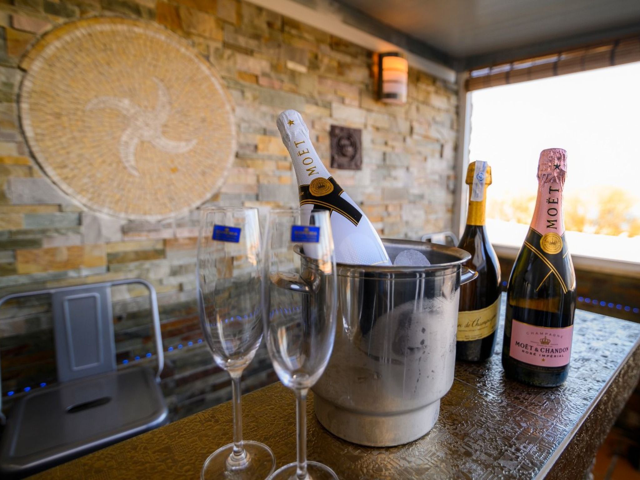 Oceanum Spa Deluxe Apartment mit Jacuzzi und Sauna-Drinnen