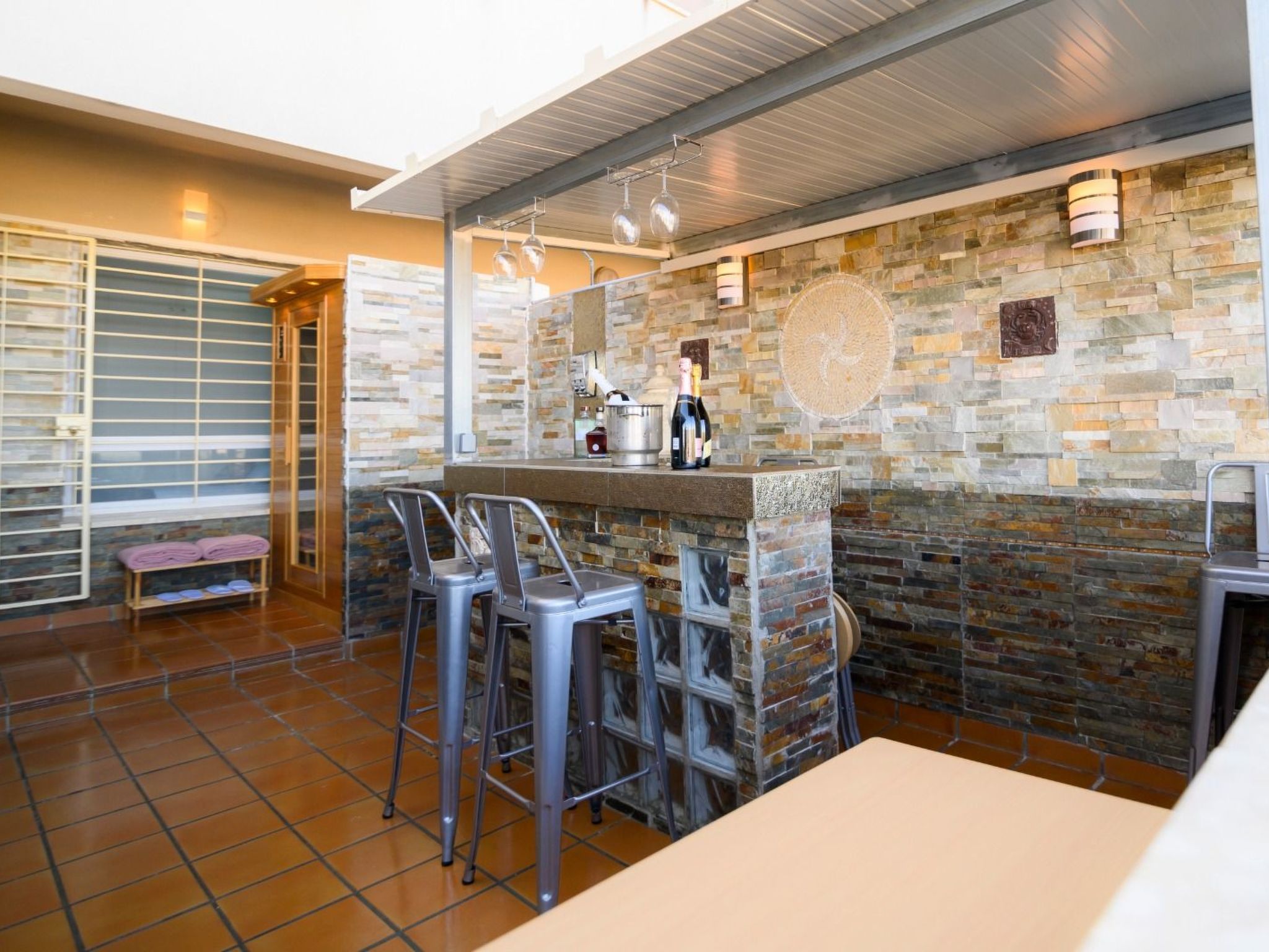 Oceanum Spa Deluxe Apartment mit Jacuzzi und Sauna-Drinnen