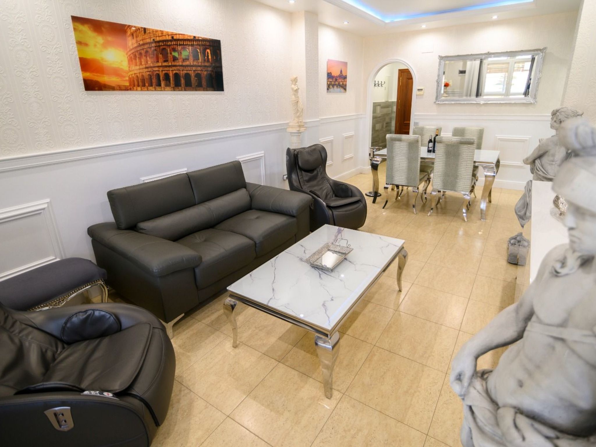 Oceanum Spa Deluxe Apartment mit Jacuzzi und Sauna-Drinnen