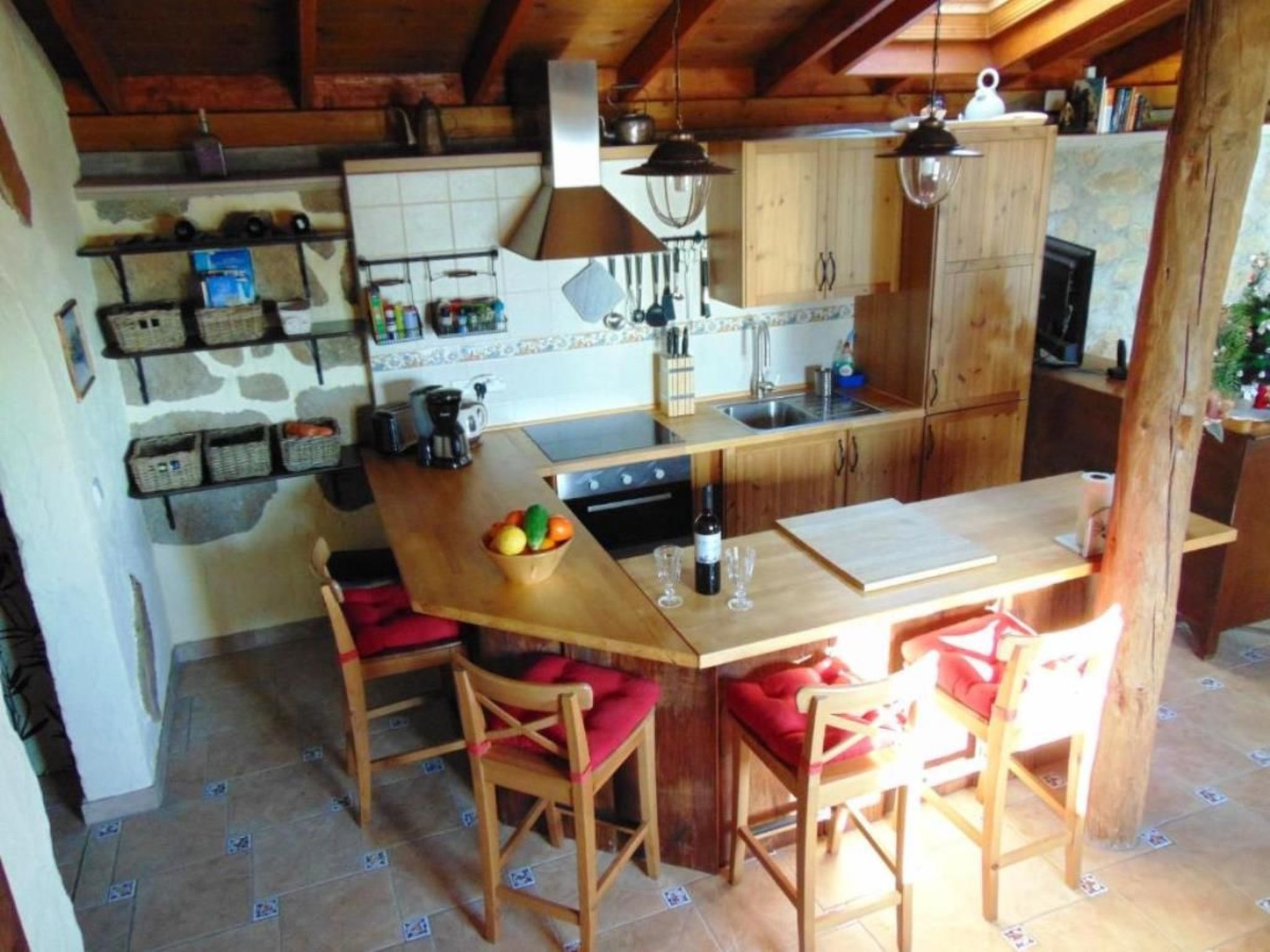 Typisches kanarisches Haus mit Whirlpool-Inside