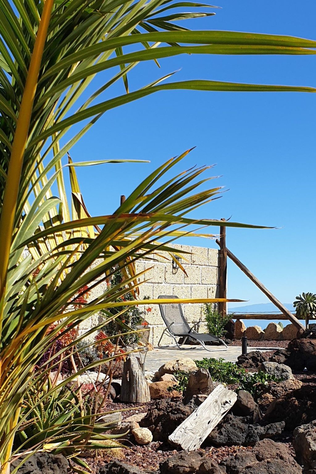 Typisches kanarisches Haus mit Whirlpool