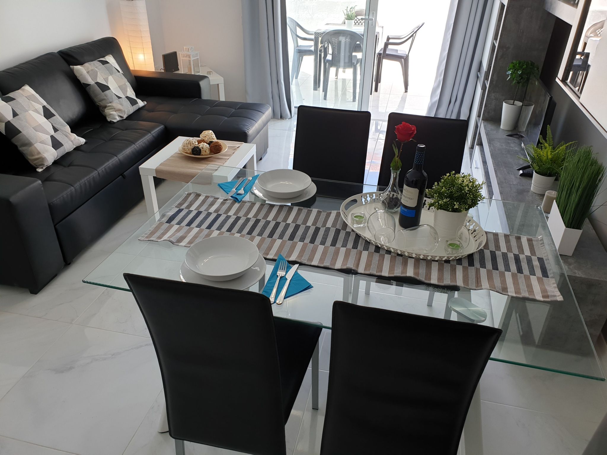 Appartement in Playa De Las Américas mit Balkon-Dedans