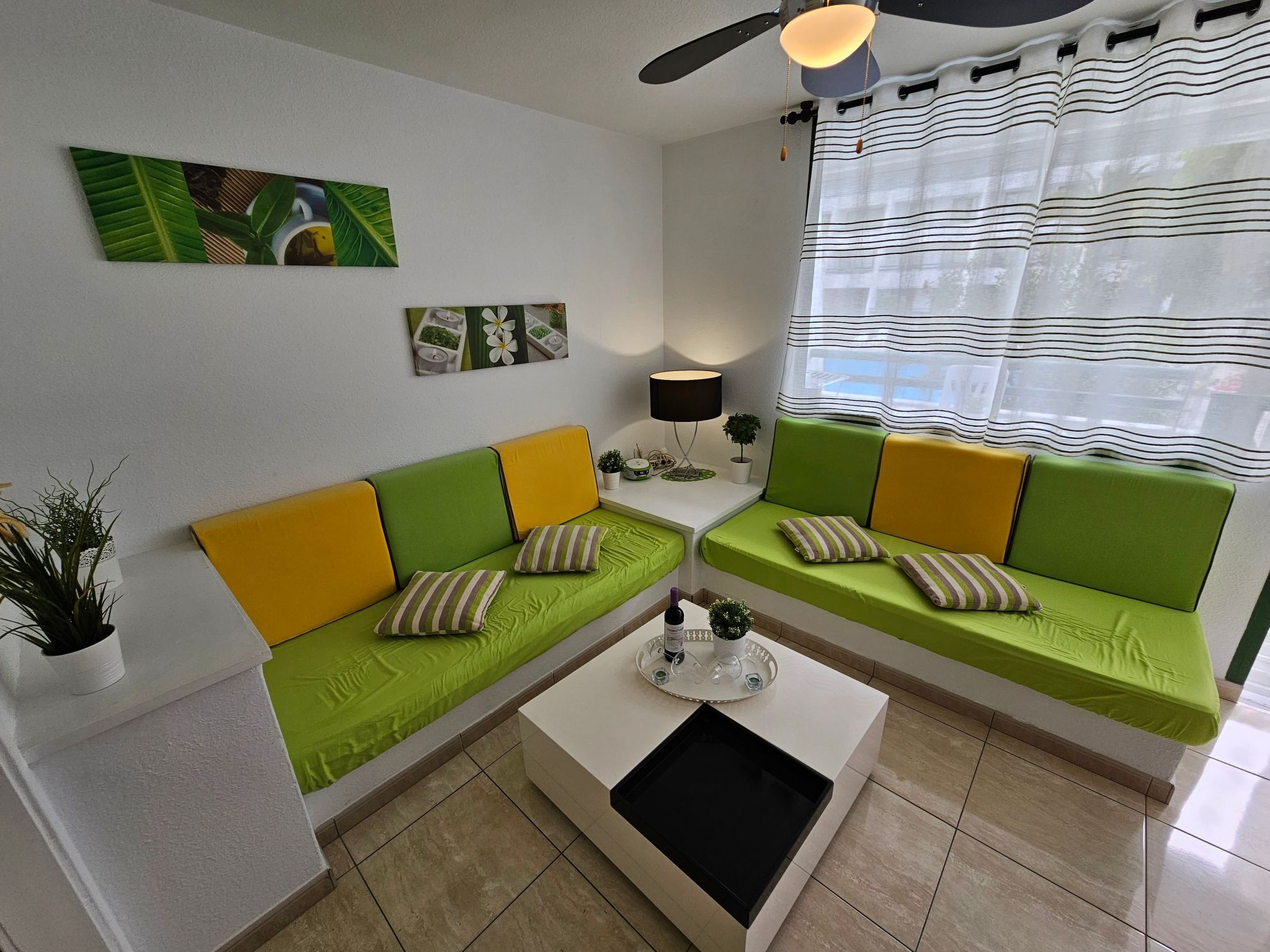 Schönes Appartement Casa Palmera 3 mit Balkon-Binnen