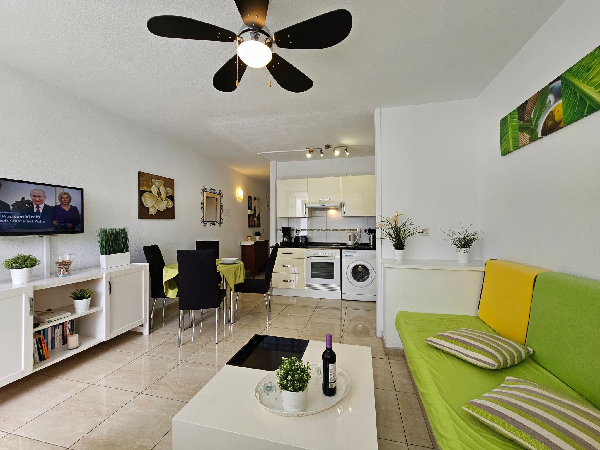 Schönes Appartement Casa Palmera 3 mit Balkon-Binnen