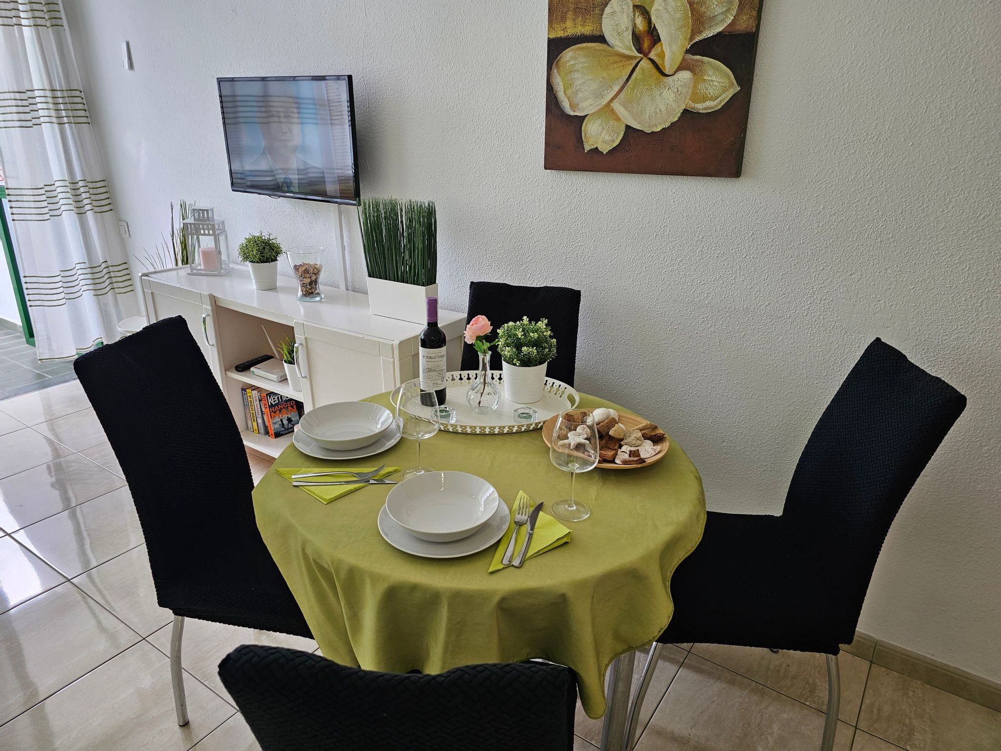 Schönes Appartement Casa Palmera 3 mit Balkon-Binnen