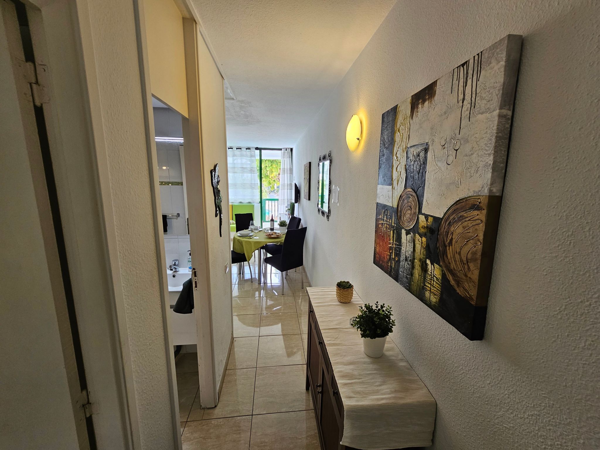 Schönes Appartement Casa Palmera 3 mit Balkon-Binnen