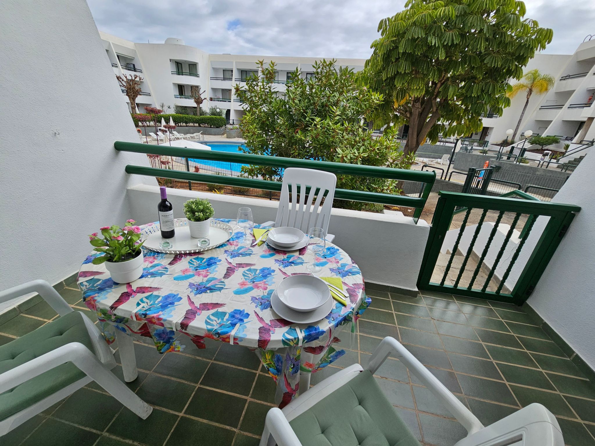 Schönes Appartement Casa Palmera 3 mit Balkon-Binnen