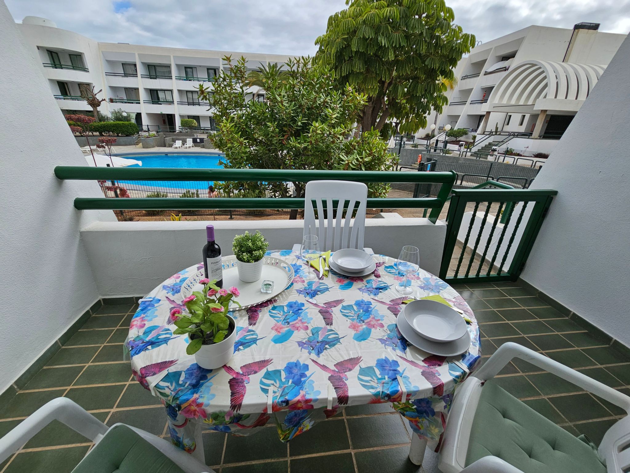 Schönes Appartement Casa Palmera 3 mit Balkon-Binnen