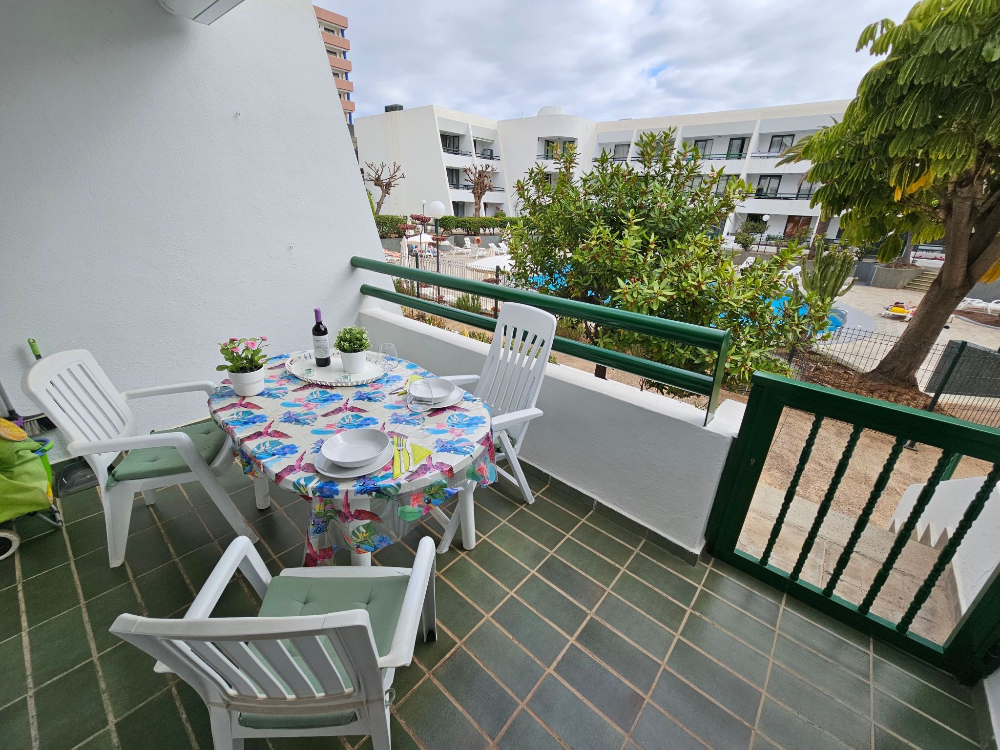 Schönes Appartement Casa Palmera 3 mit Balkon-Binnen