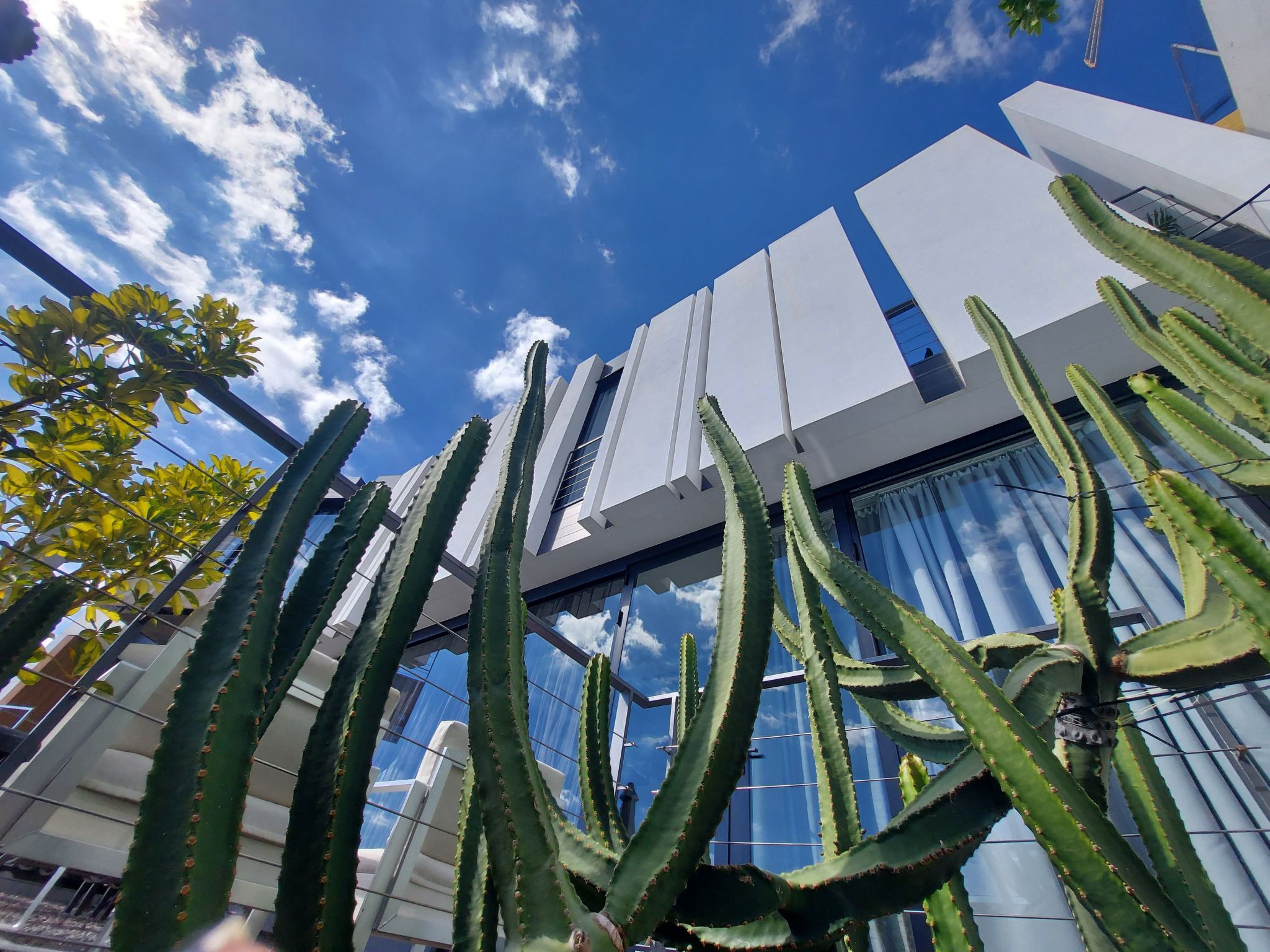 Mit überdachtem Pool in Tijoco Bajo-Dedans