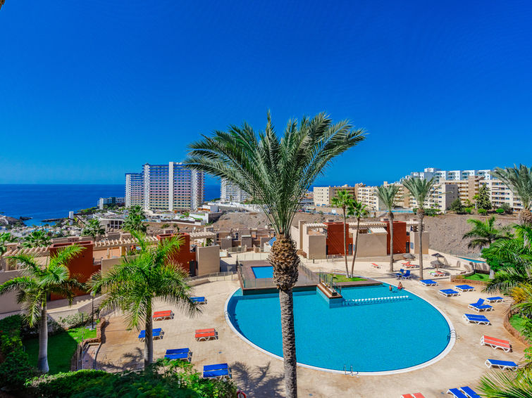 Vista oceano y piscinas Paraiso – Playa Paraiso – Teneriffa