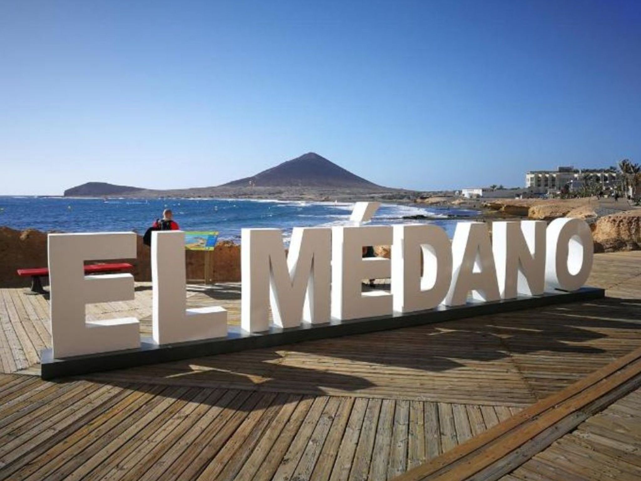 In El Médano mit Terrasse und Meerblick