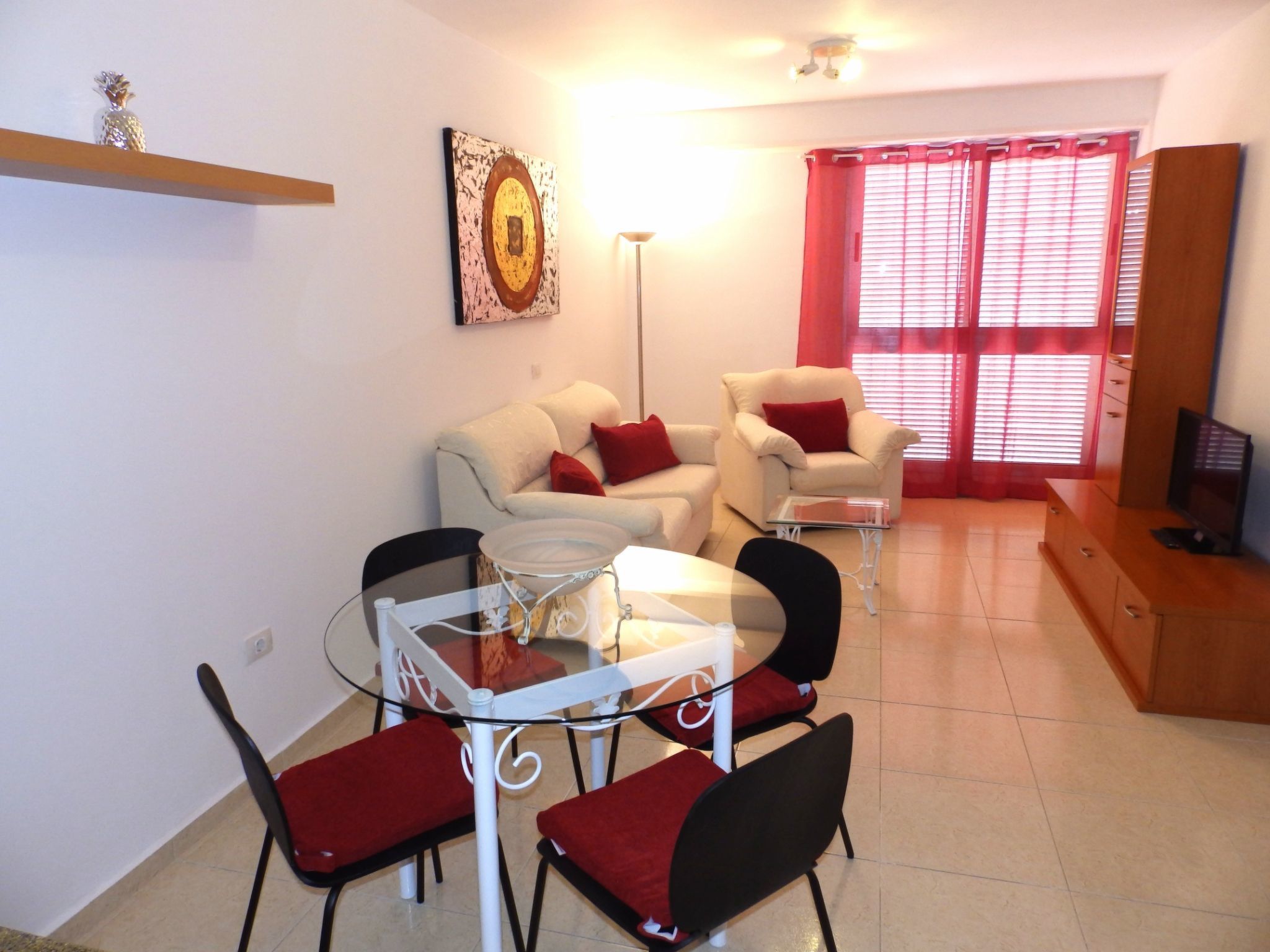 Wohnung mit Terrasse und Blick in el Medano-Binnen