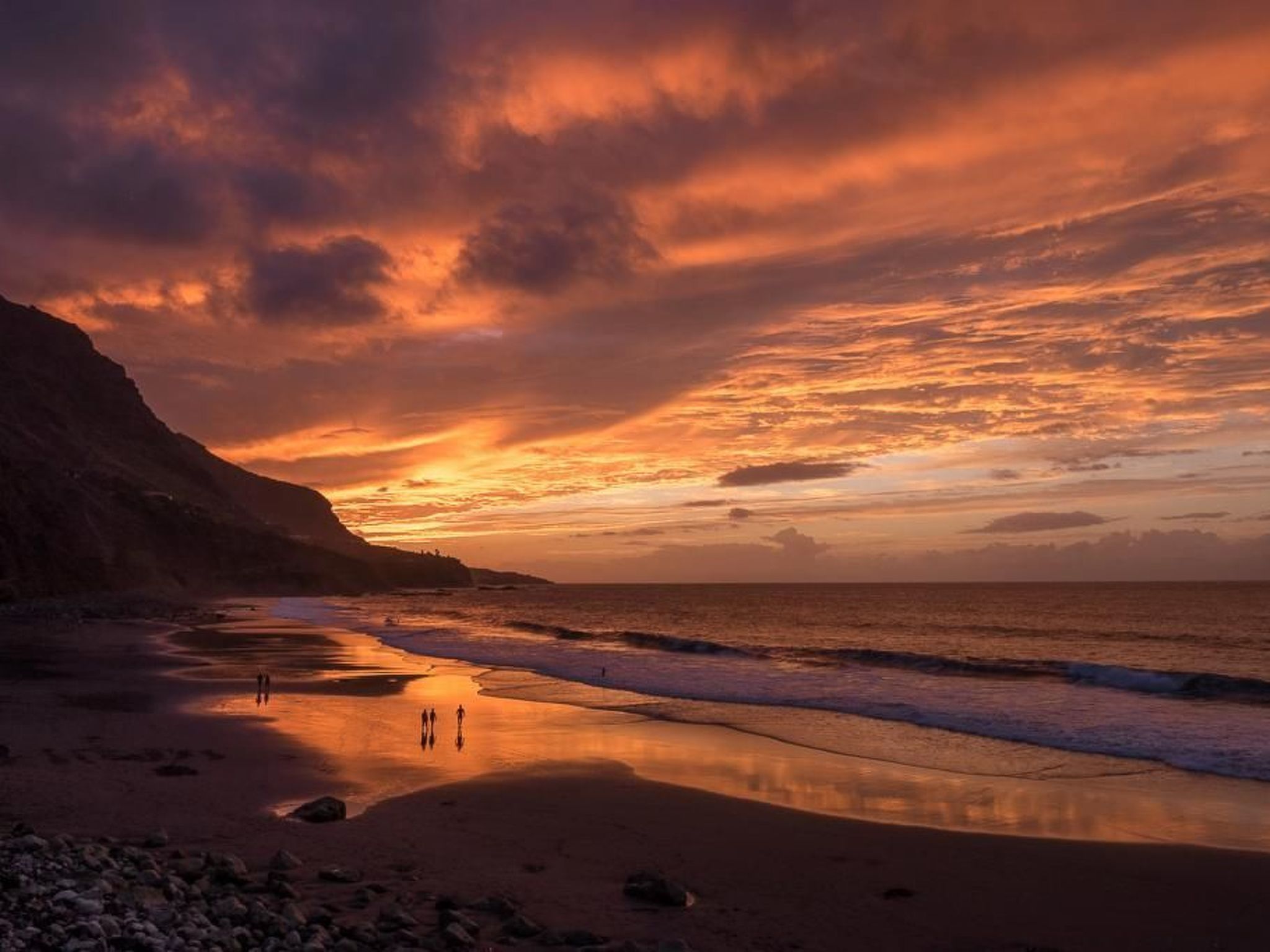 Strandnahes Haus mit Terrasse zum Sonnenuntergang - Image-tags.info