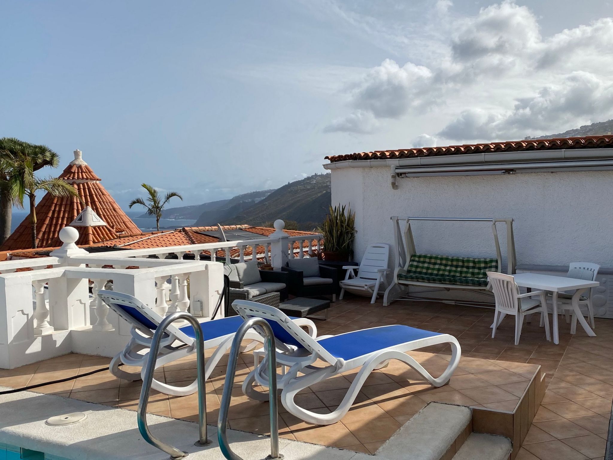 La Palmita mit Meerblick-Binnen