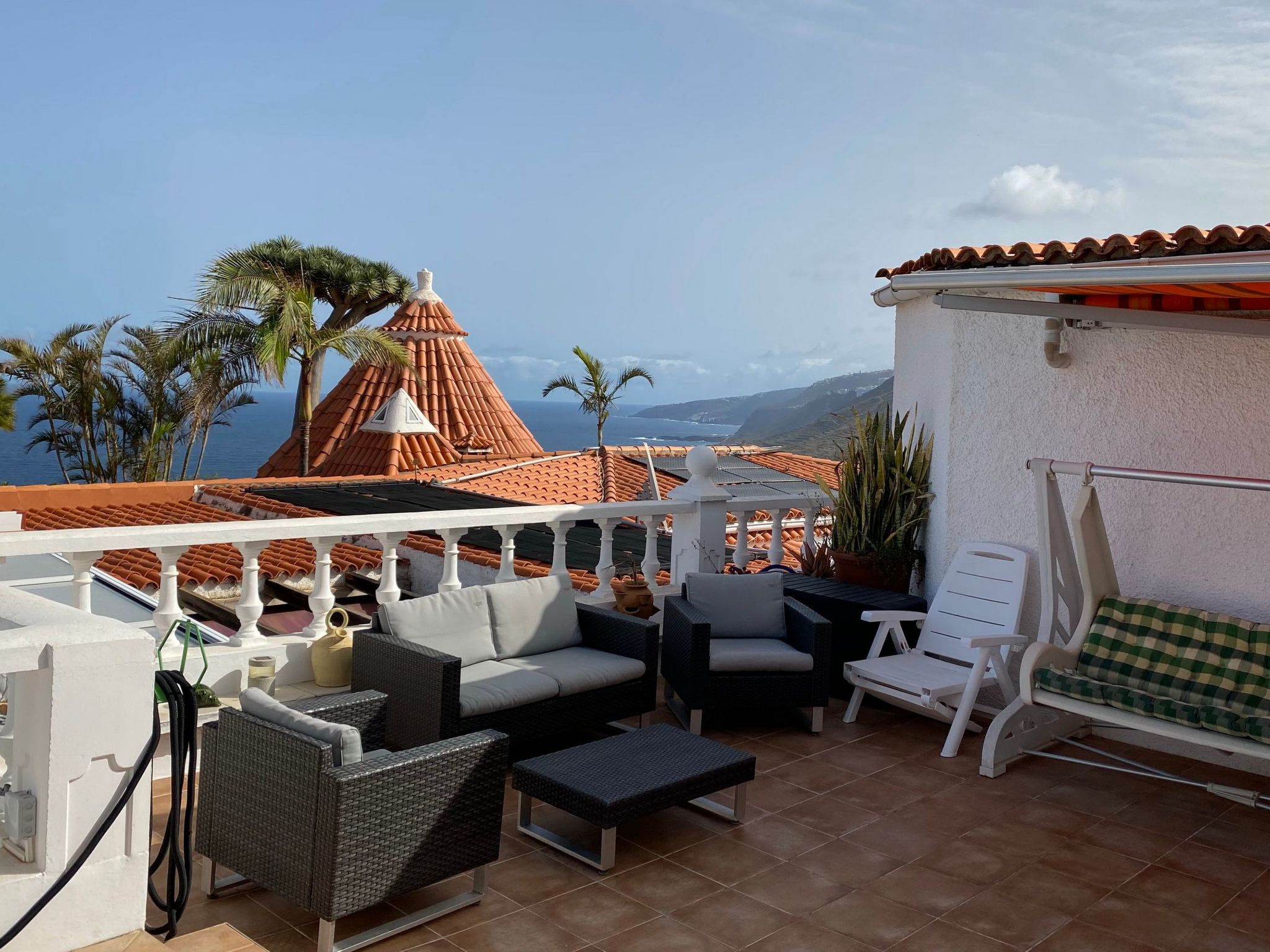 La Palmita mit Meerblick-Binnen