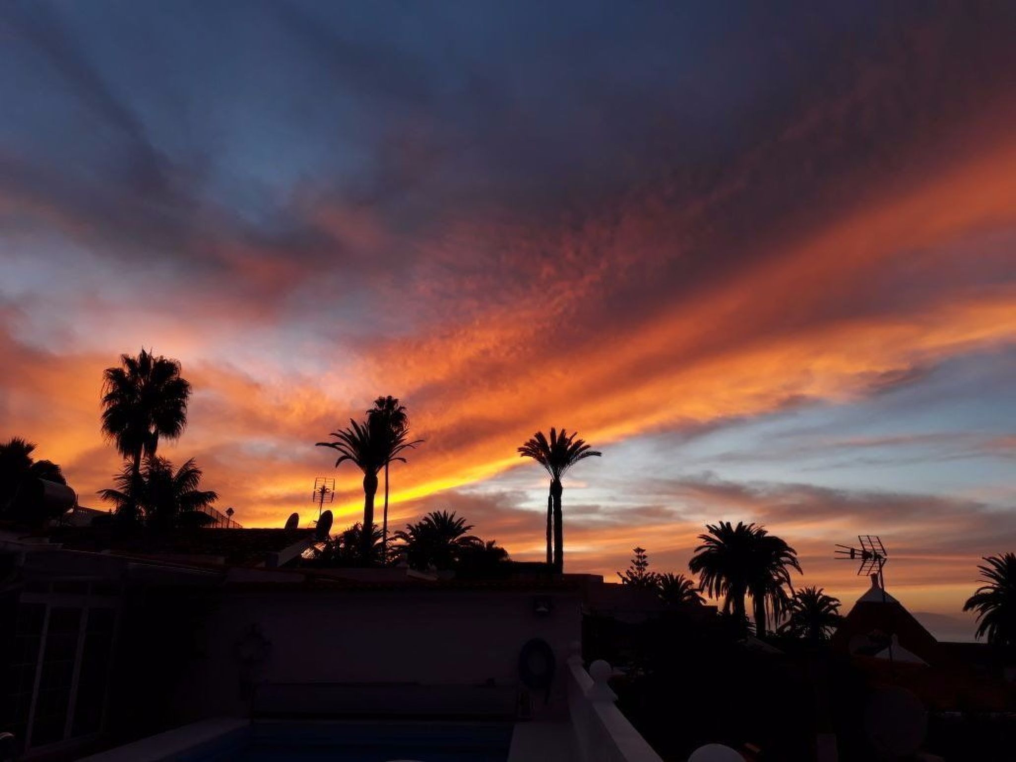 La Palmita mit Meerblick-Binnen