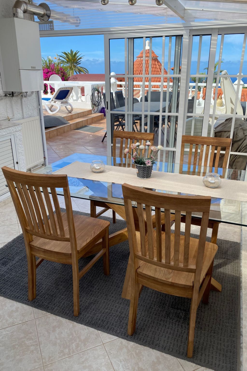 La Palmita mit Meerblick-Binnen