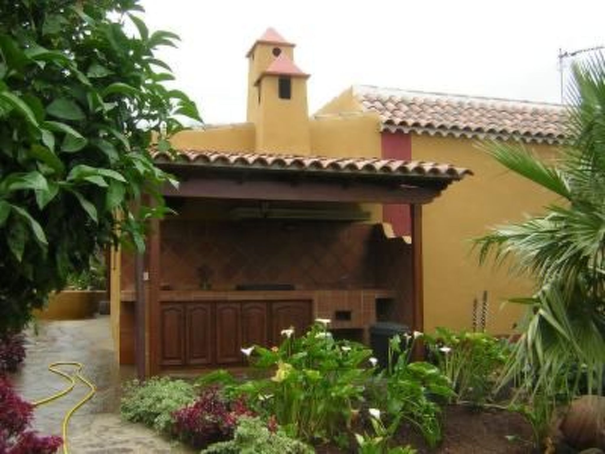 Typisches kanarisches Häuschen mit Terrasse und Grill-Drinnen