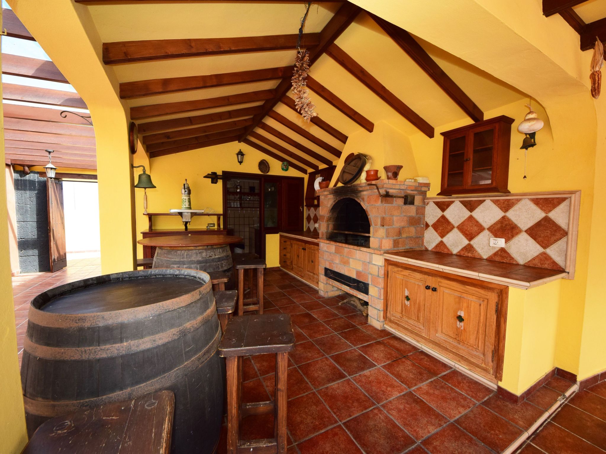 Haus Alina mit beheizbarem privatpool und barbecue-Outside