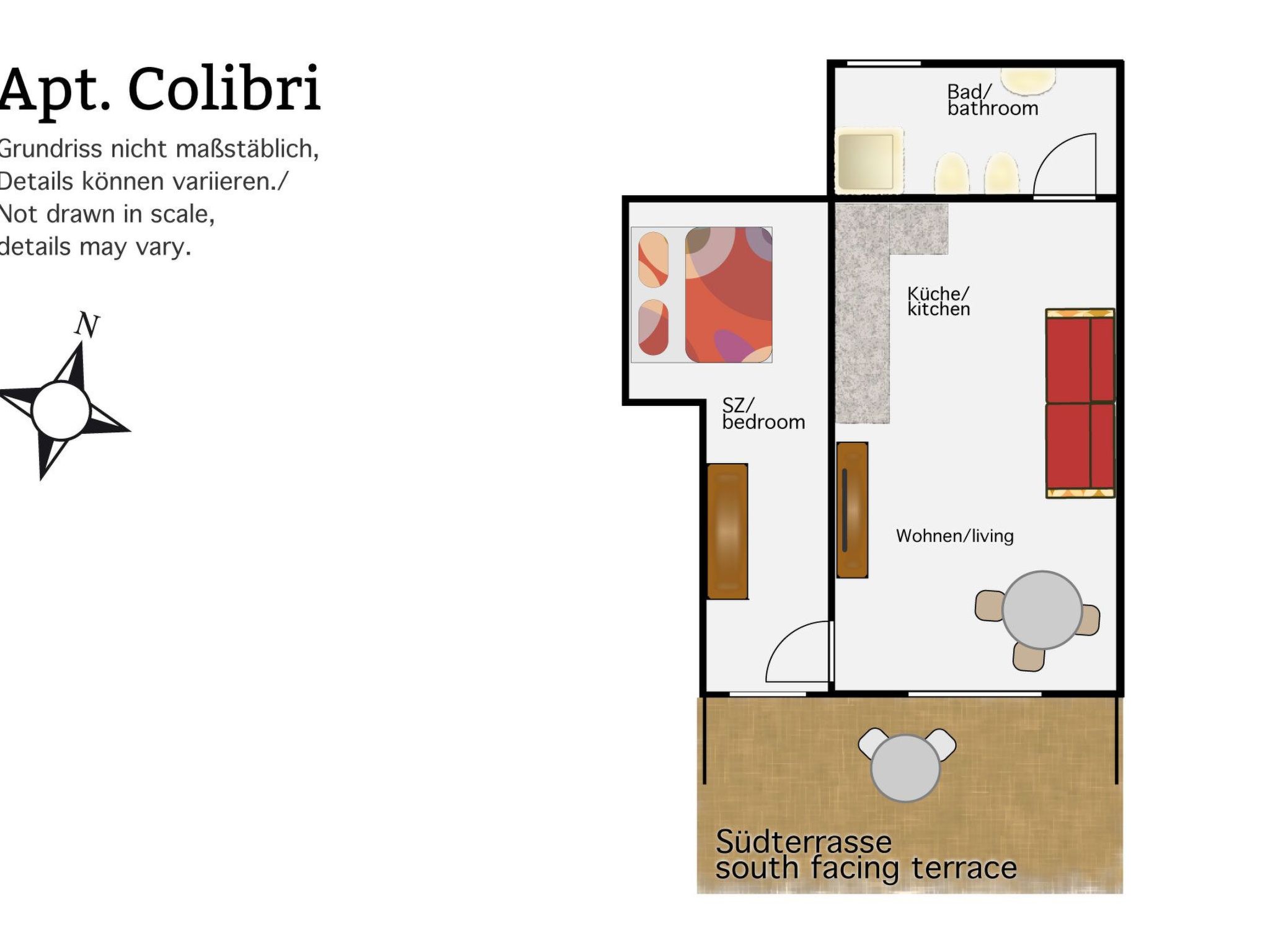 Apartment mit Terrasse, Pool und Garten-Image-tags.info