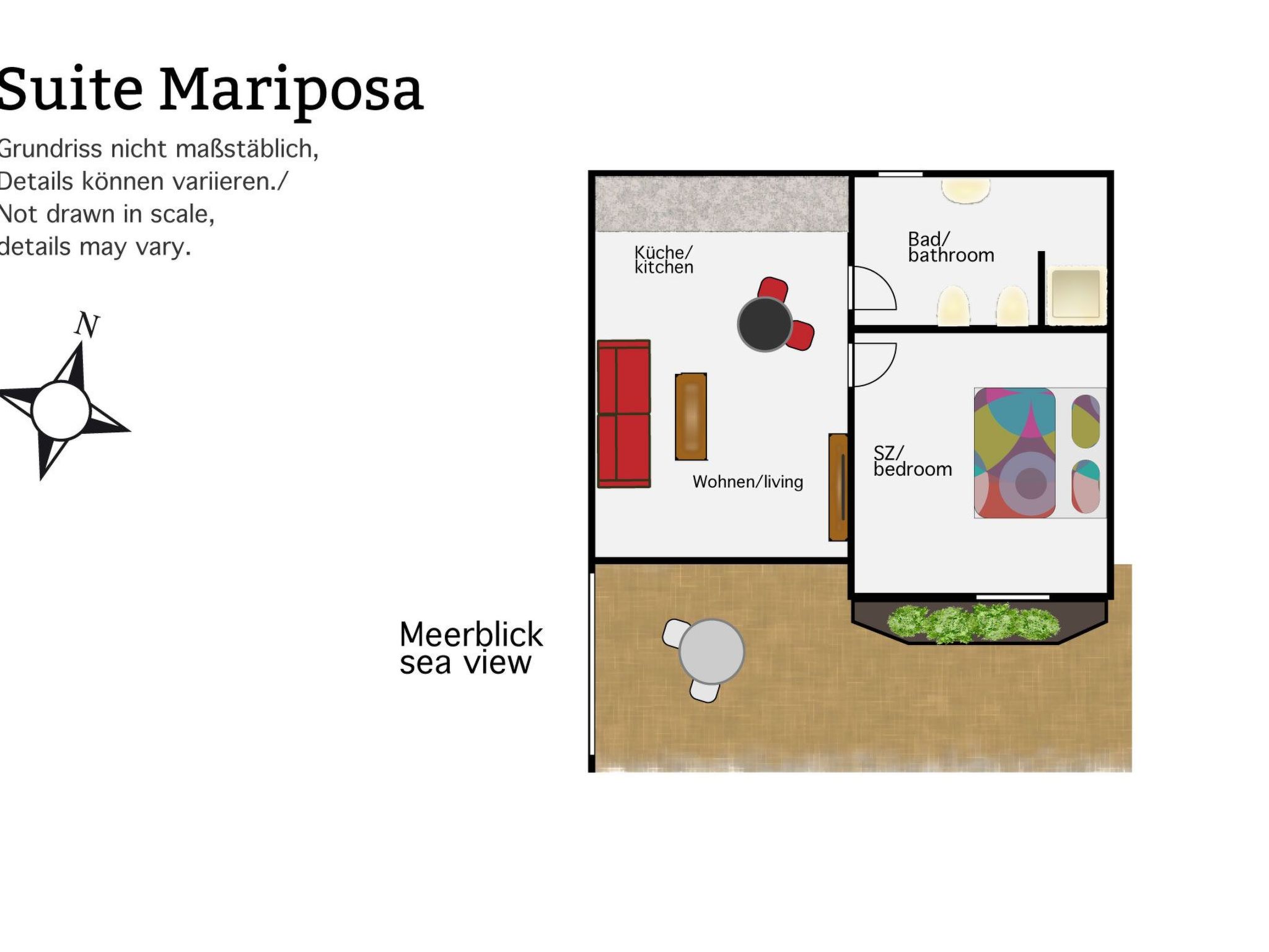 Apartment mit Terrasse, Pool und Garten-Image-tags.info