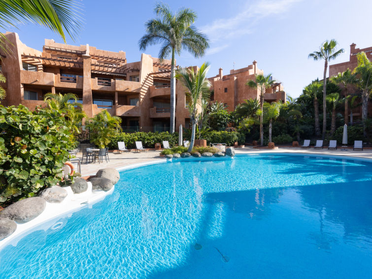Verwarmd zwembad en luxe duplex appartement in Palm-Mar in Palm- Mar