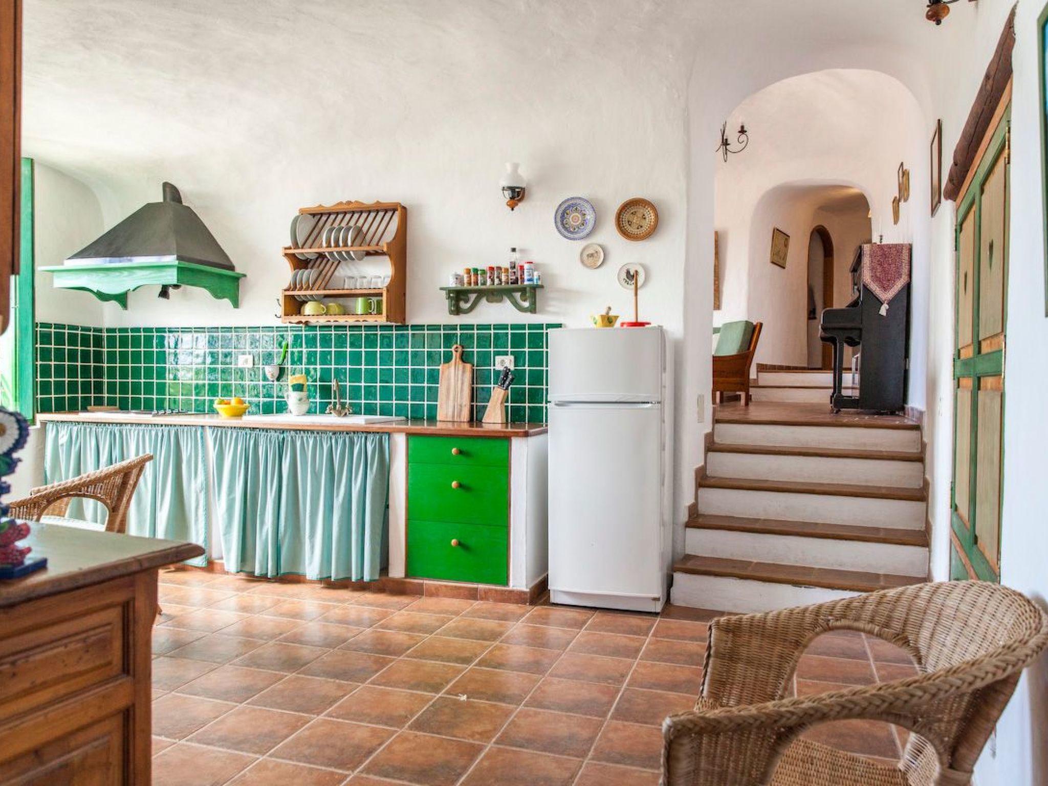 Höhlenhaus im Hobbit-Stil auf Gran Canaria.-Inside