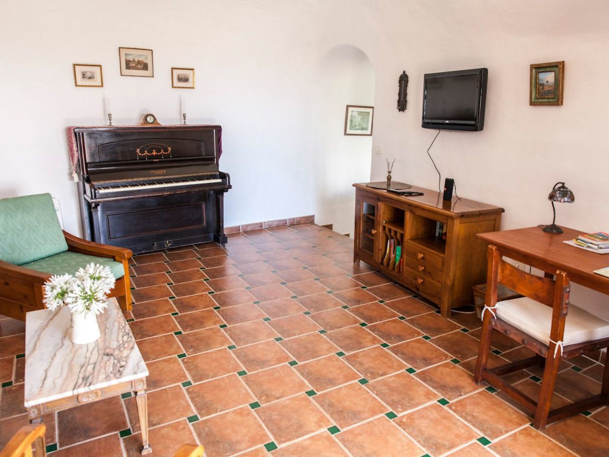 Höhlenhaus im Hobbit-Stil auf Gran Canaria.-Inside