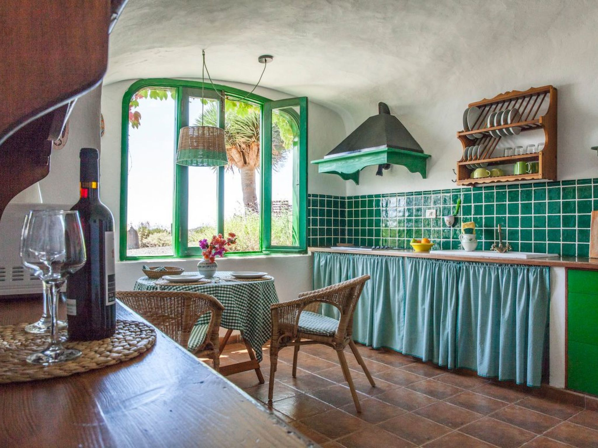 Höhlenhaus im Hobbit-Stil auf Gran Canaria.-Inside