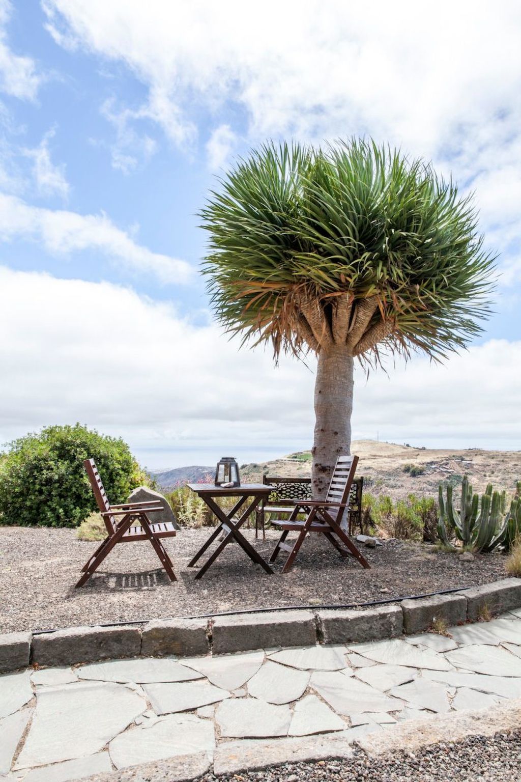 Höhlenhaus im Hobbit-Stil auf Gran Canaria.-Outside