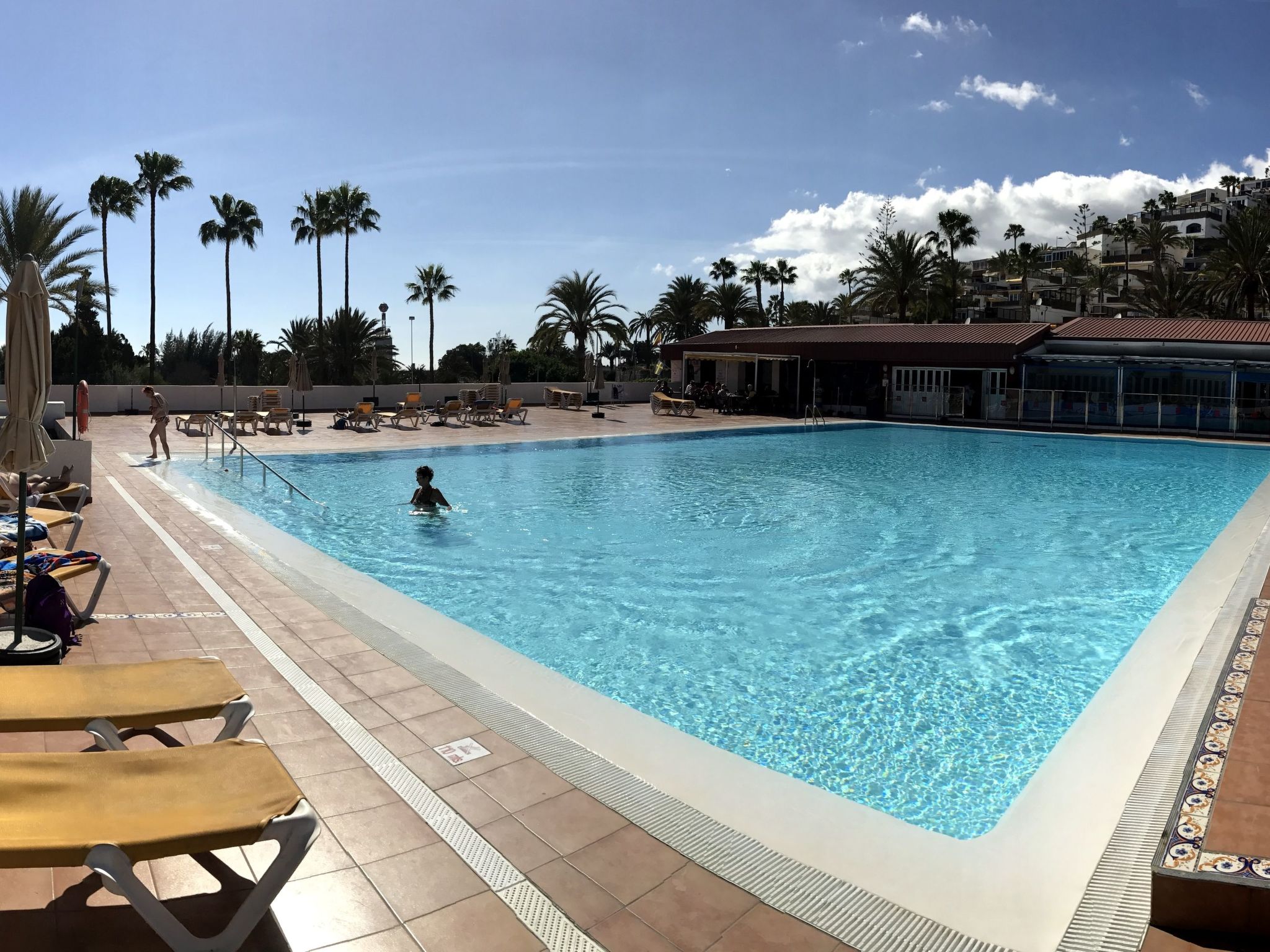 Charmante Wohnung mit Meerblick in San Agustin-Binnen