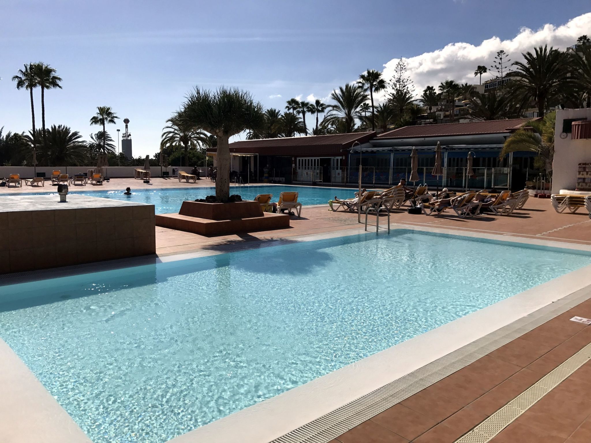 Charmante Wohnung mit Meerblick in San Agustin-Binnen