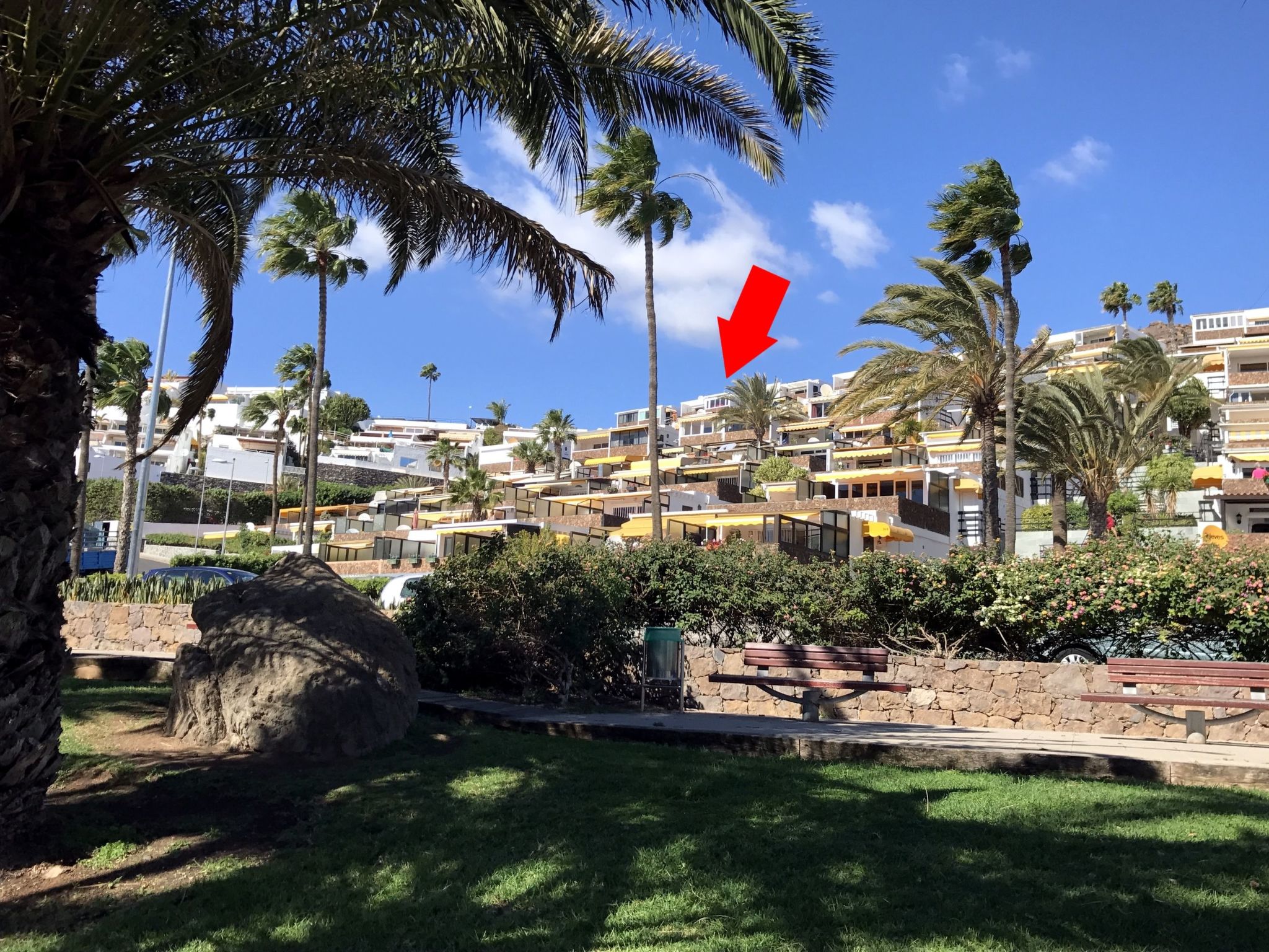 Charmante Wohnung mit Meerblick in San Agustin-Binnen